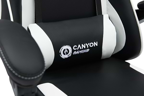 Фото - Кресло для геймеров Canyon Core SGCH2 Black White (CNE-SGCH2W)