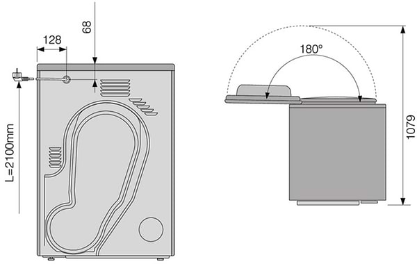 Фото - Сушильная машина Asko T709HUG