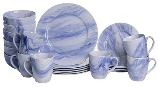 Столовый сервиз Yiwu Marble Clara 24 пр. MD-24-3B)