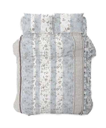 Комплект постільної білизни Home Line Затишок блакитно-бежевий (179193)