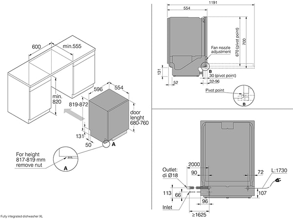Фото - Посудомоечная машина встраиваемая Asko DFI545N