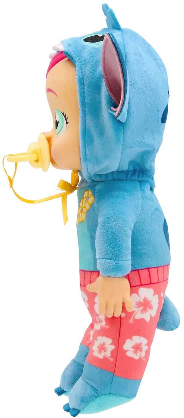 Фото - Интерактивный пупс Cry Babies CB. Нежные объятия. DISNEY Плакса Стич Гавайи 25 см (925564)
