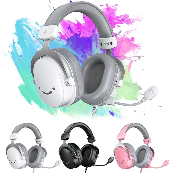 Фото - Гарнітура дротова ігрова Fifine H9 Black