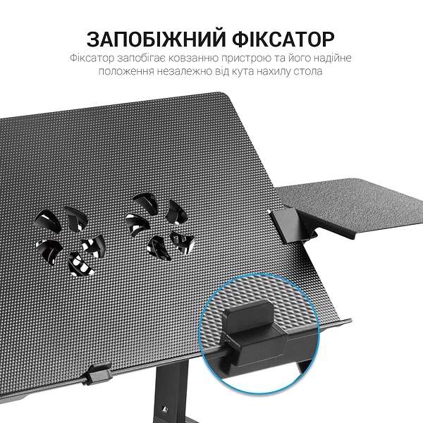 Фото - Підставка під ноутбук охолоджуюча OfficePro CD1230 Black
