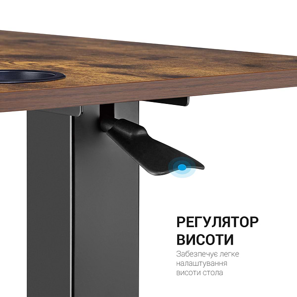 Фото - Стол компьютерный OfficePro ODM366B Dark wood