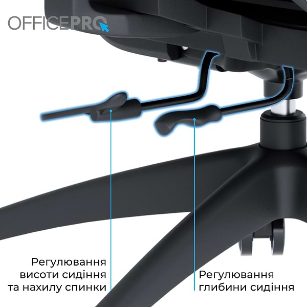 Фото - Кресло офисное OfficePro Skyline (OC680-B-G-G) Black/Gray