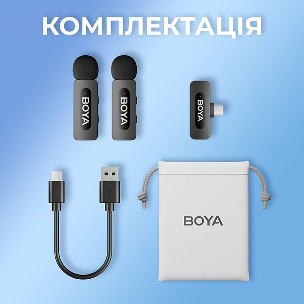 Фото - Микрофон для смартфона Boya BY-V20 Type-C Black