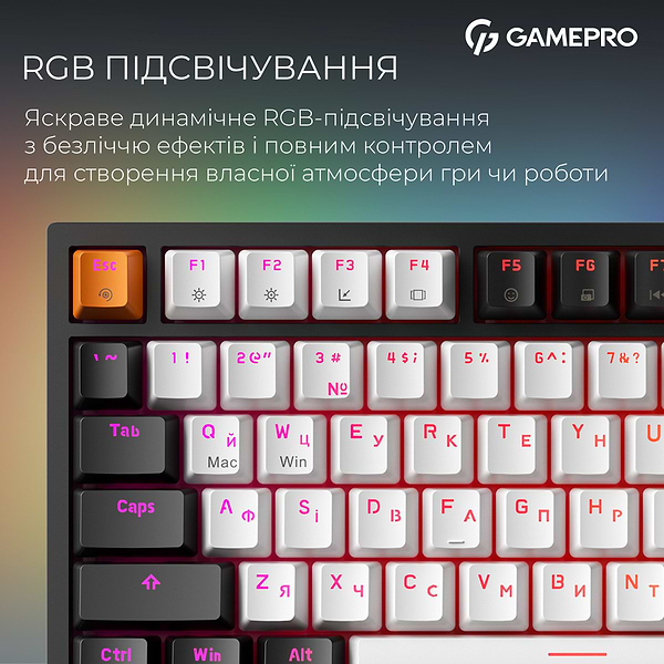 Фото - Клавиатура проводная игровая GamePro Asgard Valhalla Max Magnetic Switches USB Black (MK160B MAX)