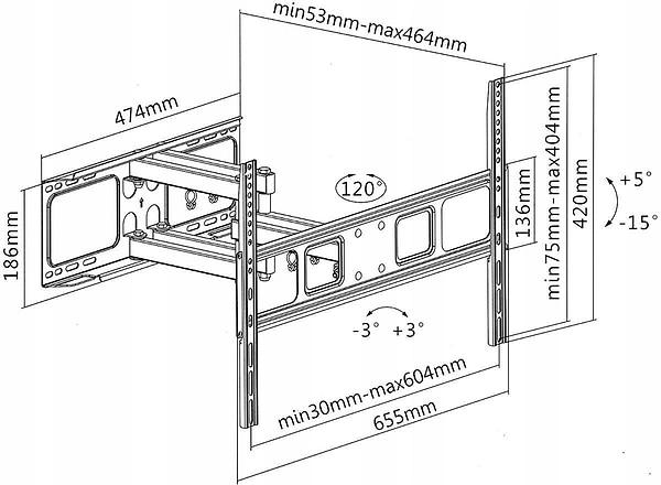 Фото - Кріплення для телевізора Logan Cosmo17