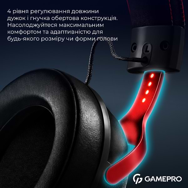 Фото - Гарнитура беспроводная игровая GamePro Asgard Freya Pro (HSW201BR)