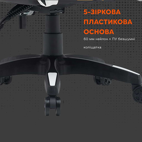 Фото - Кресло для геймеров Canyon Core SGCH2 Black White (CNE-SGCH2W)