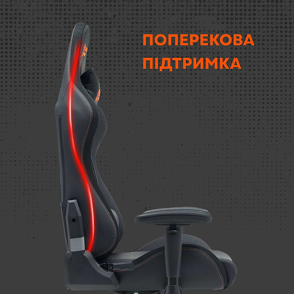 Фото - Крісло для геймерів Canyon Irida RGBCH03 RGB Black (CNS-RGBCH03)