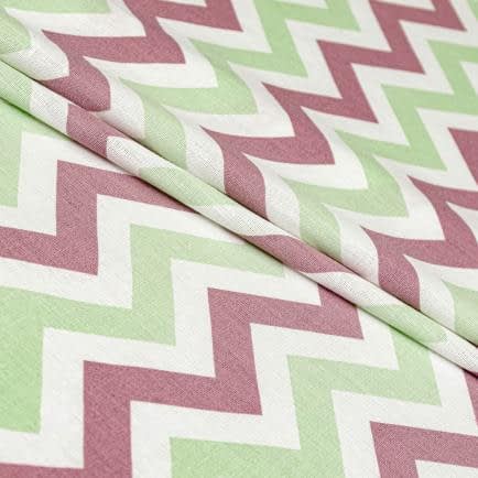 Фото - Комплект постельного белья Home Line ЗИГ ЗАГ лилово-зеленый (174751)