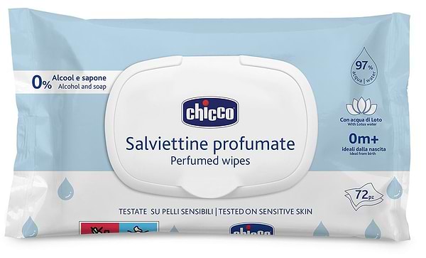 Фото - Влажные салфетки для грудничков Chicco 72 шт. (12050.00)