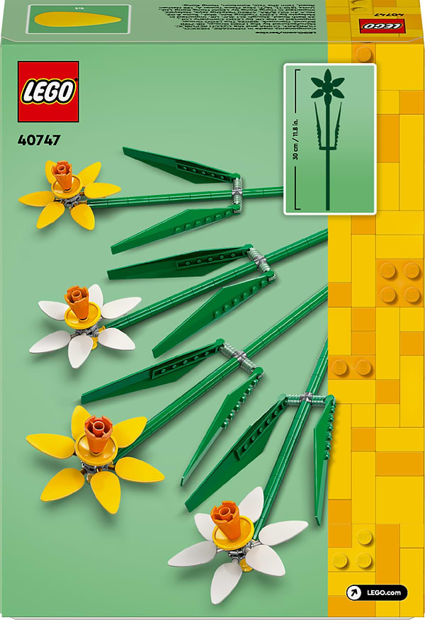 Фото -  LEGO Botanicals Нарциси (40747)