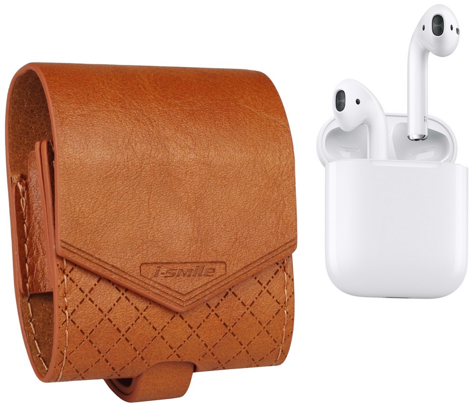 Чохол для навушників i-Smile Baroque for Apple AirPods IPH1436 Brown (702342)