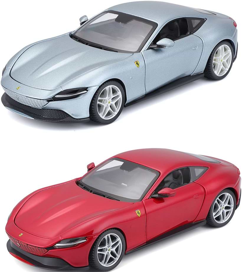 Колекційна машинка 1:24 Bburago Ferrari Roma  (асорті сірий металік, червоний металік, 1:24)(18-26029) - Фото 1