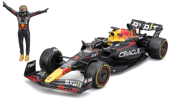 Фото - Коллекционный легковой транспорт Bburago RED BULL RACING RB19 в ассортименте (18-28036)