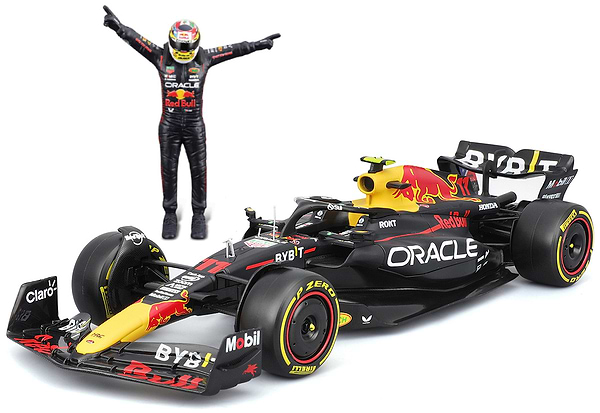 Фото - Коллекционный легковой транспорт Bburago RED BULL RACING RB19 в ассортименте (18-28036)