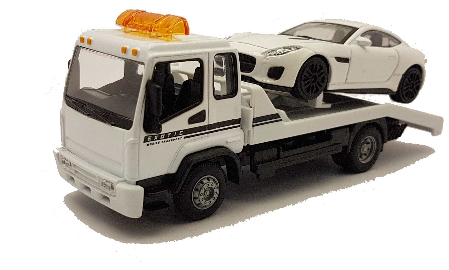 Колекційна спецтехніка Bburago Ігровий набір - ЕВАКУАТОР з автомоделей JAGUAR F-TYPE R DYNAMIC (V6) (18-31419)