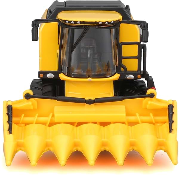 Фото - Наземна спецтехніка Bburago Зернозбиральний комбайн New Holland TC5.90 (з кукурудзяною жниваркою) (18-31722)