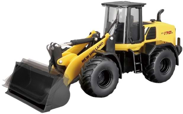 Наземна спецтехніка Bburago Екскаватор New Holland W170D (18-32083) - Фото 1