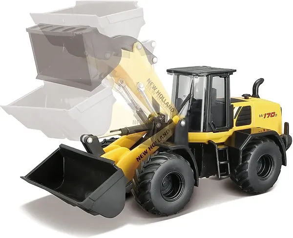 Фото - Наземная спецтехника Bburago Экскаватор New Holland W170D (18-32083)