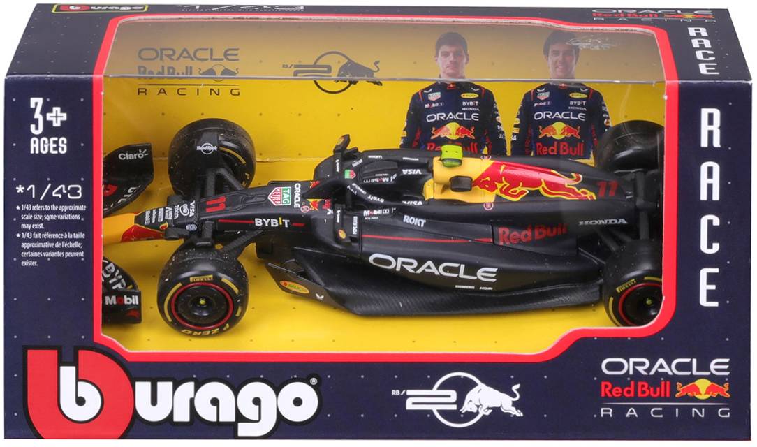 Фото - Уцінка - Колекційна машинка 1:43 Bburago RED BULL RACING RB20 2024 1:43 (18-38097)