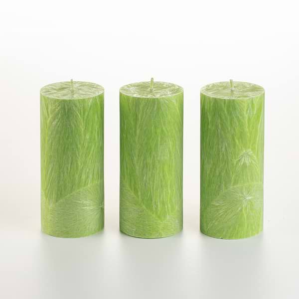 Фото - Свеча декоративная CandlesBio цилиндр 70/150 мм Лайм (WP02 70/150)