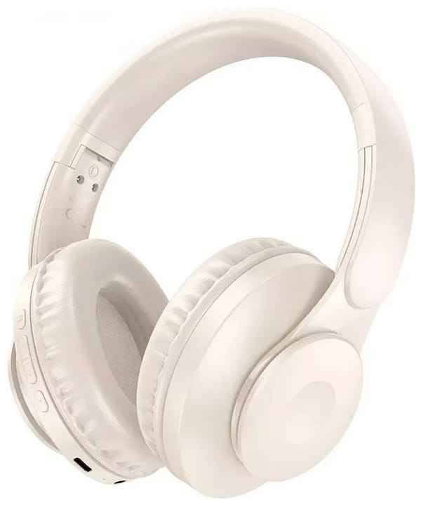 Фото - Навушники накладні бездротові HOCO W45 Enjoy BT headset Milky White (6942007601214)