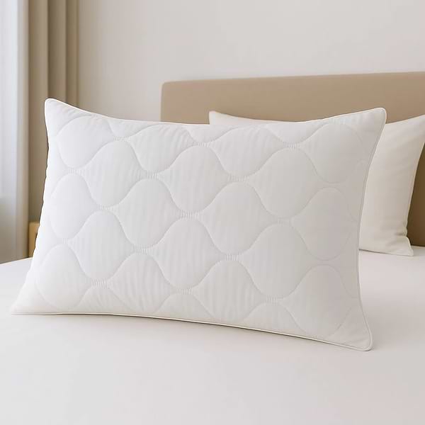 Фото - Подушка стандартная MirSon антиаллергенная №1801 белая Eco Fusion прямоугольная 50х70 см (2200012544761)