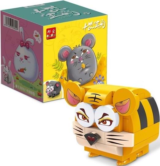 Пластиковий конструктор Banbao "Знаки зодіаку" (69 елм.) Тигрик (ET802-3)