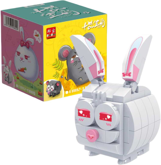 Пластиковый конструктор Banbao "Знаки зодиака" (75 элм.) Зайка (ET802-4)