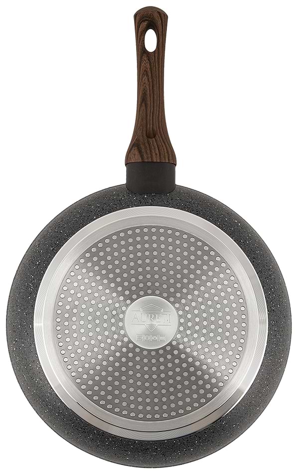 Фото - Сковорода універсальна Aureti Marble 20 см (AU-301-20)