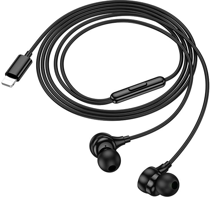 Навушники вкладиші дротові HOCO M116 Black (6942007644952)