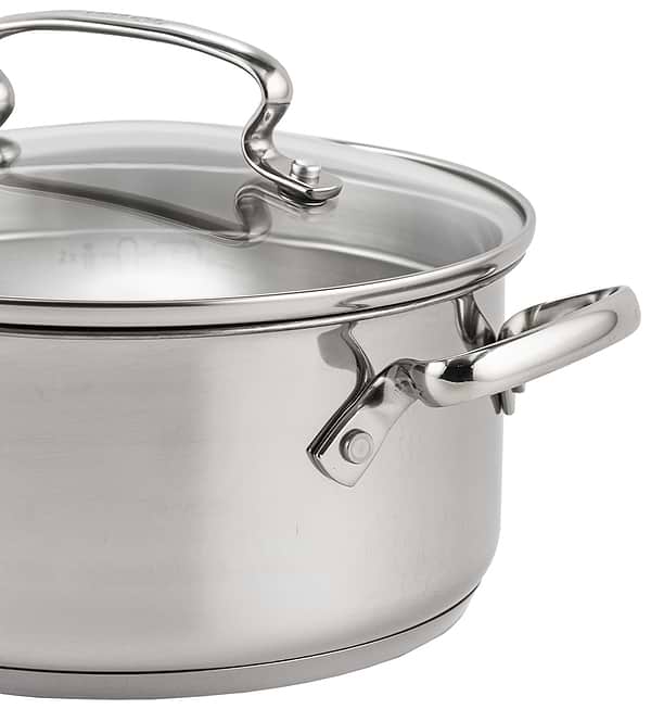 Фото - Набір посуду Tefal G732SA55 Duetto+ 10 пр. со сковородой (кастр. 6,0/5,0/2,5/1,5 л., ковш 1,5 л б/кр, сковорода 26 см)