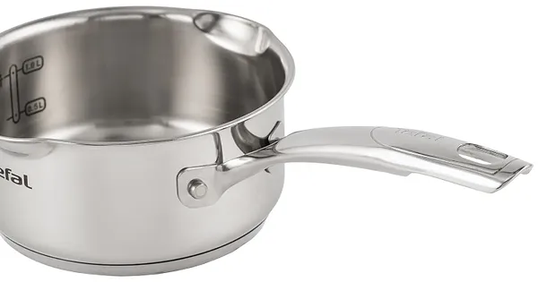 Фото - Набір посуду Tefal G732SA55 Duetto+ 10 пр. со сковородой (кастр. 6,0/5,0/2,5/1,5 л., ковш 1,5 л б/кр, сковорода 26 см)