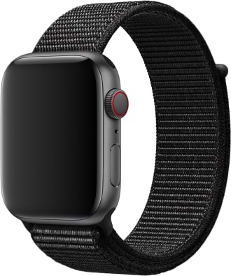 Ремешок для смарт-часов Apple 44mm Black Sport Loop - Regular (MTM72ZM/A)