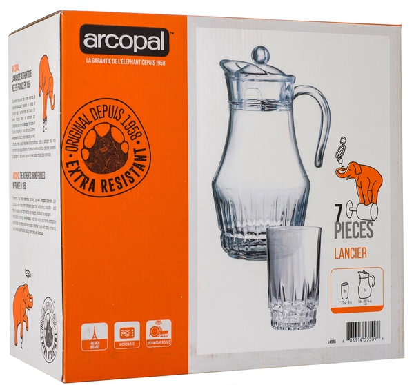 Фото - Набір для напоїв Arcopal Lancier 7 пр. (L4985)