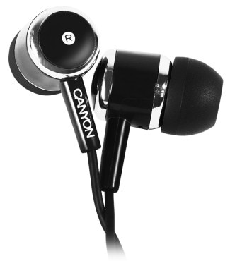 Фото - Уценка - Наушники вкладыши проводные Canyon CNE-CEPM01B Black