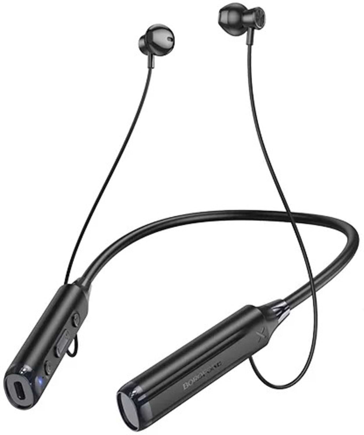 Навушники вкладиші бездротові BOROFONE BE64 Black (6941991103704) - Фото 1