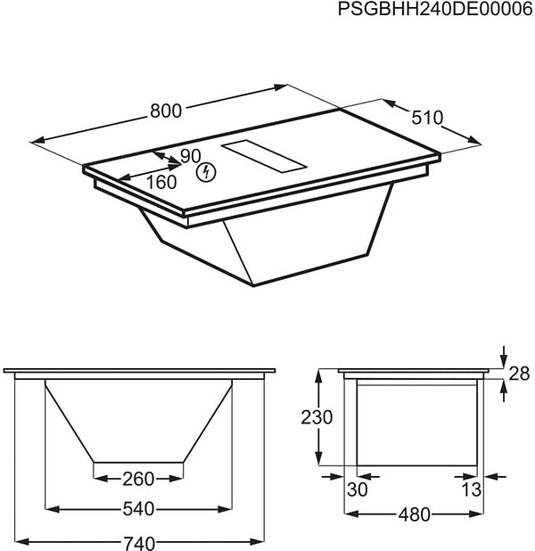Фото - Варочная панель электрическая Electrolux ECC83443CZ
