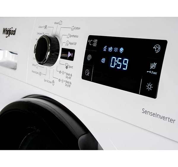 Фото - Прально-сушильна машина Whirlpool FWDG86148B EU