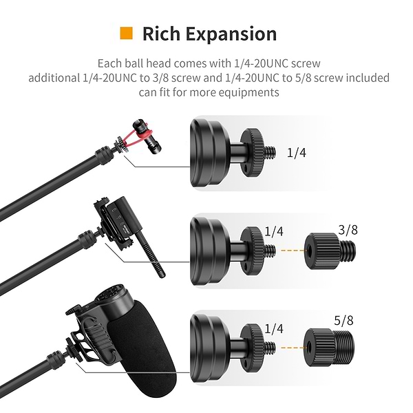 Фото - Штатив Ulanzi Vijim Desktop Flexible Arm/Light Stand(Three-Stages) (UV-2666 LS08)