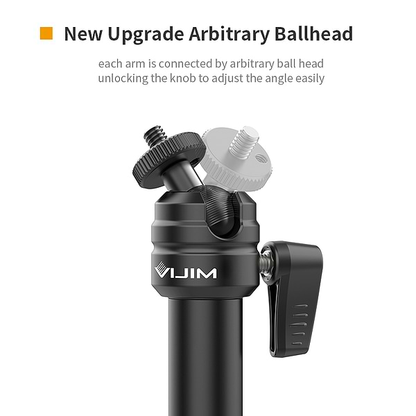 Фото - Штатив Ulanzi Vijim Desktop Flexible Arm/Light Stand(Three-Stages) (UV-2666 LS08)