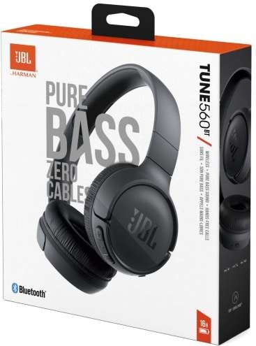 Фото - Навушники накладні бездротові JBL T560BT Black (JBLT560BTBLK)