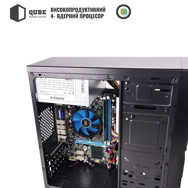 Фото - Системный блок QUBE QB i3 10100 82 (i31010082)