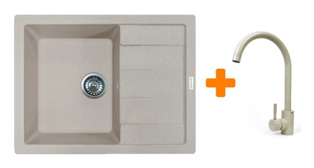 Мийка кухонна+змішувач Adamant Anila Avena (182496910306) - Фото 1