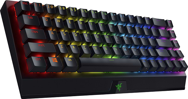 Фото - Клавиатура беспроводная игровая Razer BlackWidow V3 Mini Hyperspeed, Yellow Switch RU (RZ03-03890700-R3R1)