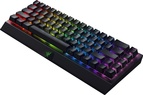 Фото - Клавиатура беспроводная игровая Razer BlackWidow V3 Mini Hyperspeed, Yellow Switch RU (RZ03-03890700-R3R1)